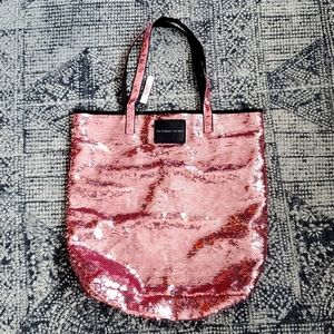 NWT Victoria's Secret Pink Sequin Bucket Bag